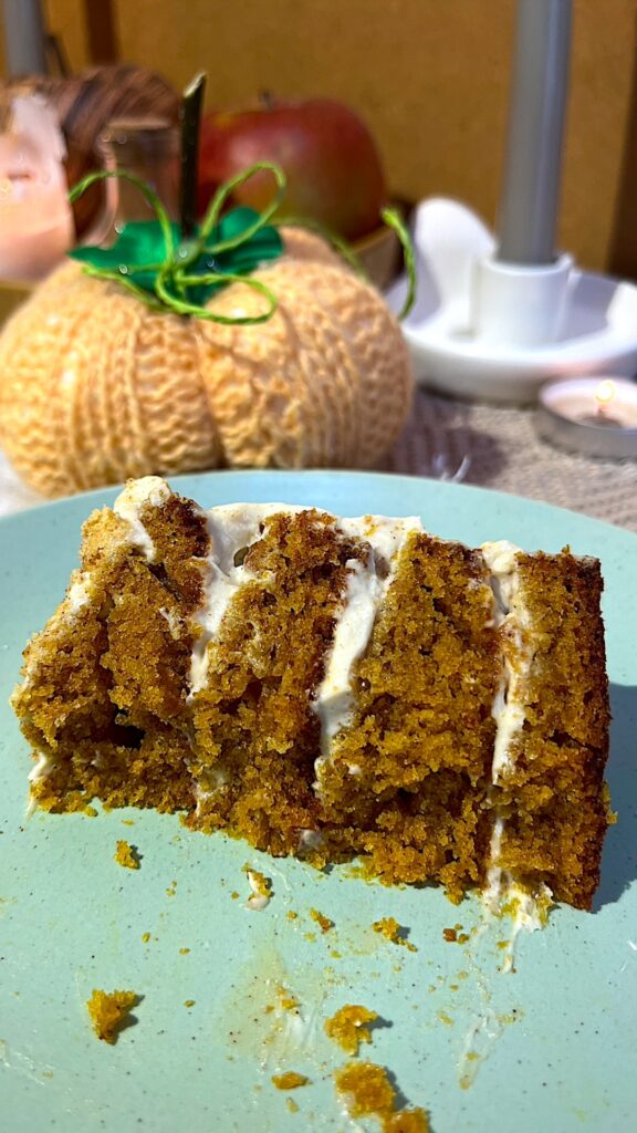 Slice of Pumpkin Cake